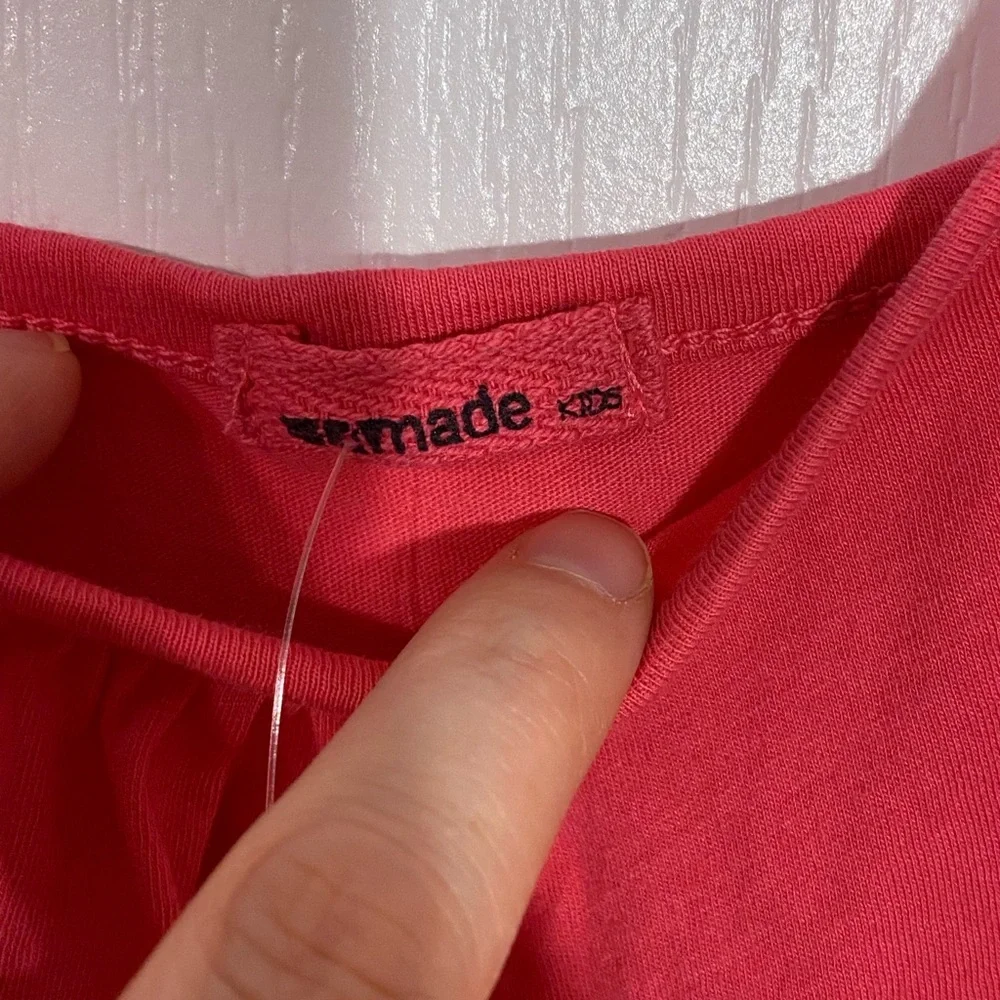 LAmade Kids Tiered Ruffle Tie Strap Camisole USA MADE Pink Navy Girl’s 14